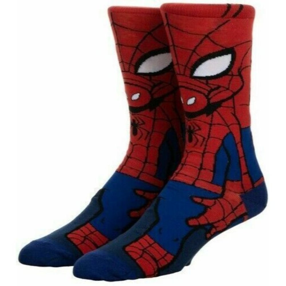 Marvel Spider Ham Character Collection 360 Crew Novelty Socks 1 Pair Unisex